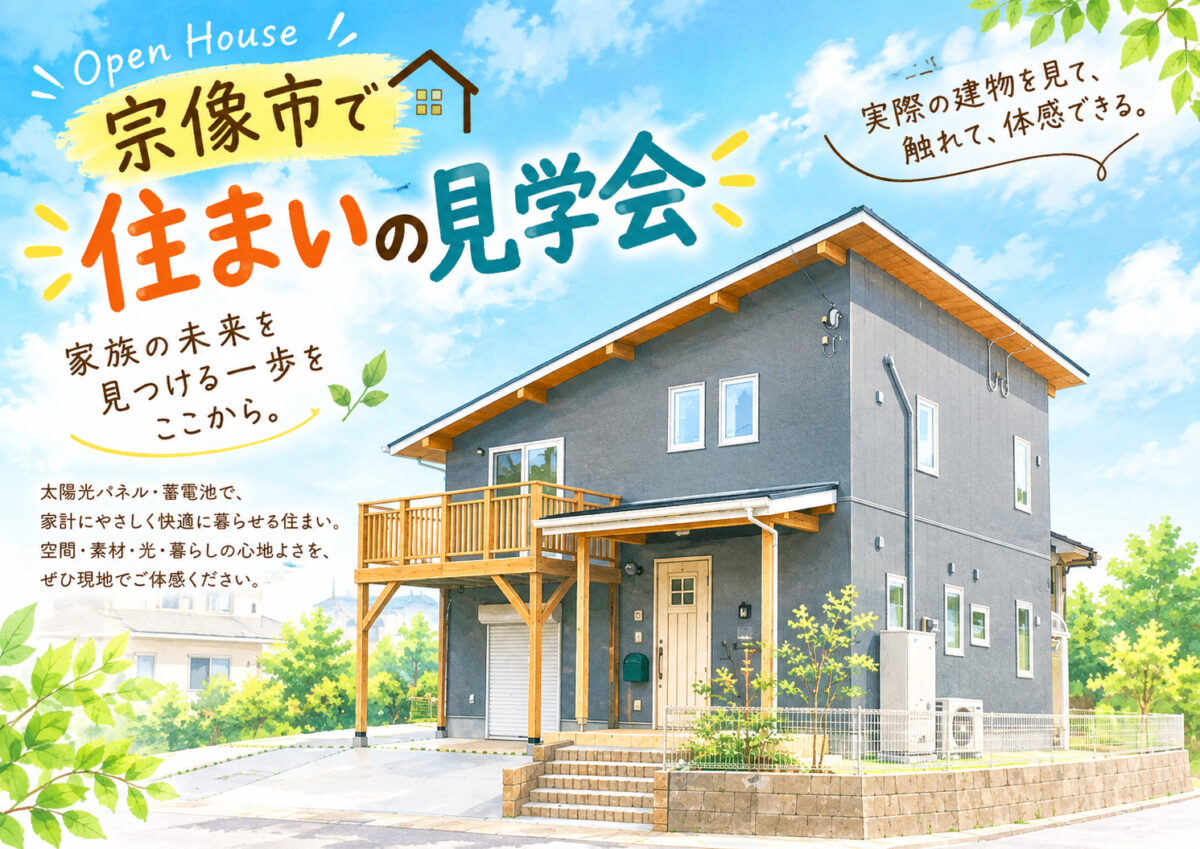 【WAVE☺自然素材住宅】ご入居者様 見学会開催中（完全予約制）